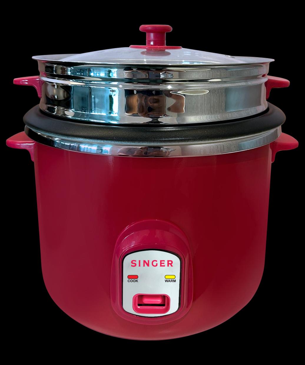 Deluxe Pink 2.8L Rice Cooker with Auto Keep Warm | SRRC-SRCDB2800DELUX ...